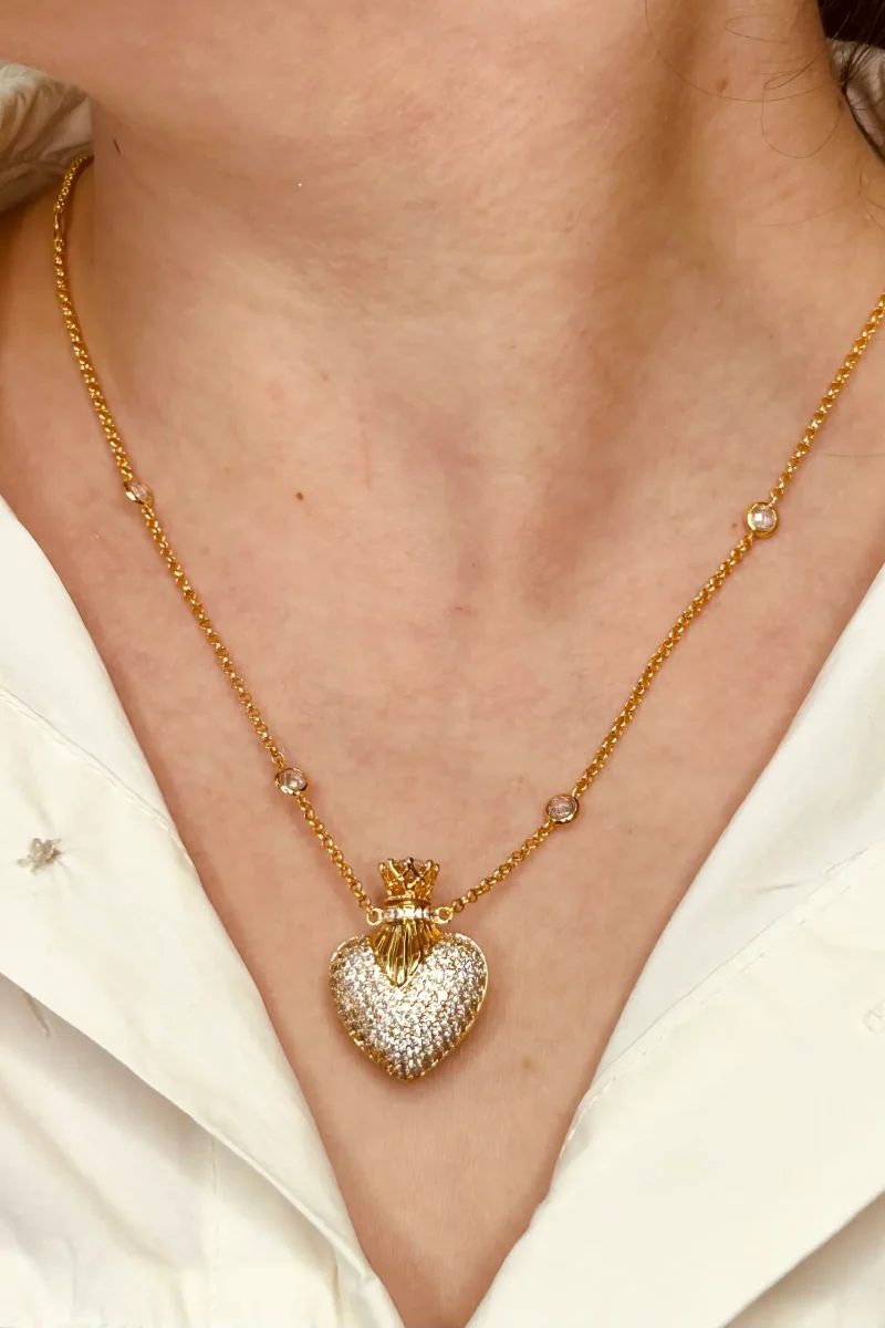 Colar perfumeiro com dosador 3 dourado